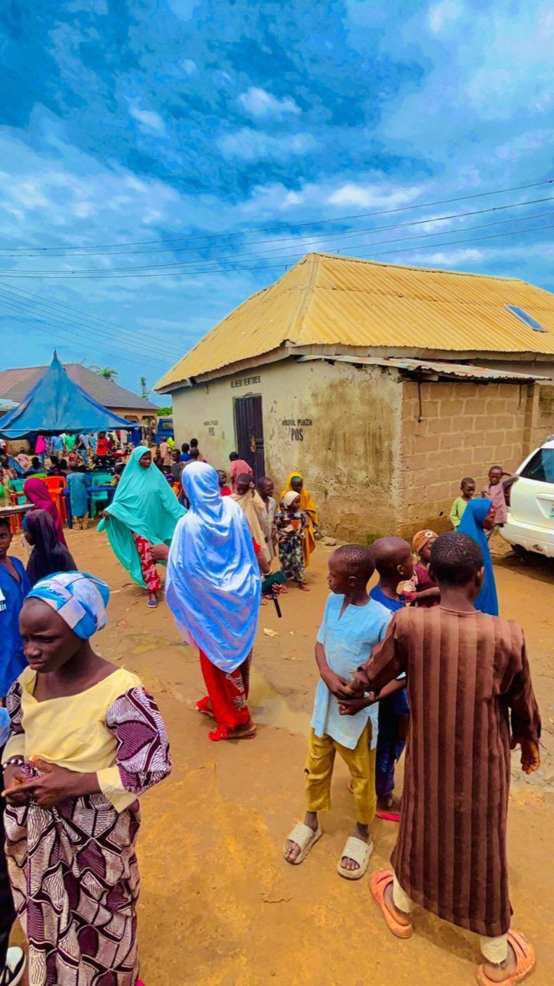 A village in rural northern Nigeria